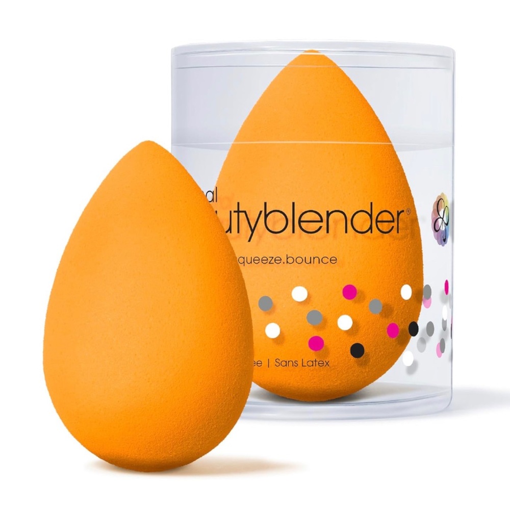 ORIGINAL BEAUTY BLENDER| New In Box Orange Pop Foam Makeup Blender